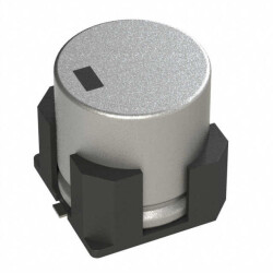 330 µF 50 V Aluminum Electrolytic Capacitors Radial, Can - SMD 120mOhm @ 100kHz 2000 Hrs @ 105°C - Panasonic Electronic Components