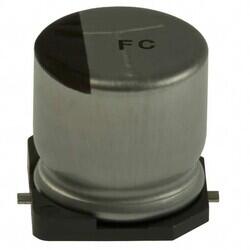 330µF 25V Aluminum Electrolytic Capacitors Radial, Can - SMD 1000 Hrs @ 105°C - Panasonic Electronic Components
