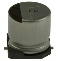330µF 25V Aluminum Electrolytic Capacitors Radial, Can - SMD 1000 Hrs @ 105°C - Thumbnail