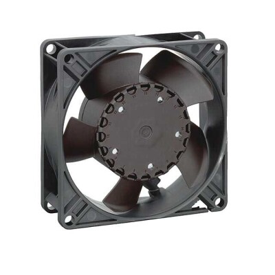 Fan Tubeaxial 24VDC Square - 92mm L x 92mm H Ball 54.7 CFM (1.53m³/min) 2 Wire Leads - 1