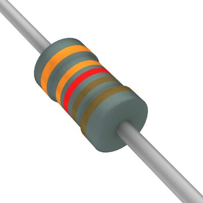 3.32 kOhms ±1% 0.25W, 1/4W Through Hole Resistor Axial Flame Retardant Coating, Safety Metal Film - 1