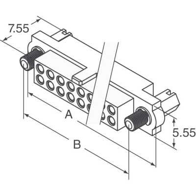 34 Position Rectangular Receptacle Connector Crimp Gold 24-28 AWG - 2