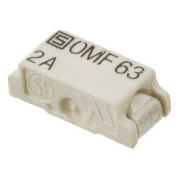 250 mA 63 V 63 V Fuse Board Mount (Cartridge Style Excluded) Surface Mount 2-SMD, J-Lead - SCHURTER Inc.