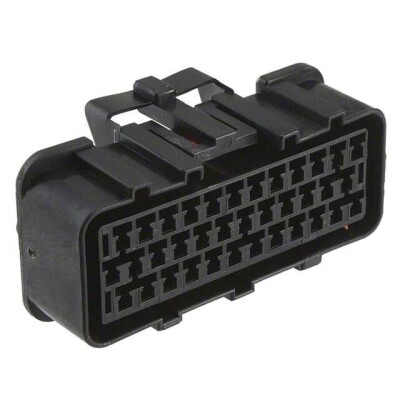 36 Position Rectangular Housing Connector Receptacle Black - 1