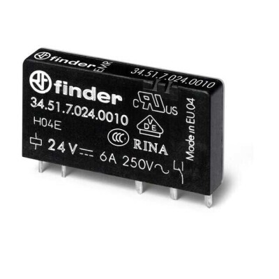 General Purpose Relay SPDT (1 Form C) 48VDC Coil Through Hole - 1