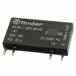 Solid State Photo-Coupled Relay (Photorelay) SPST-NO (1 Form A) 4-SIP - Finder Relays, Inc.