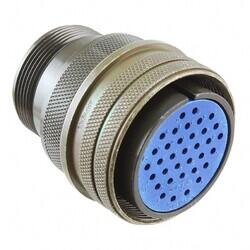 35 Position Circular Connector Plug, Female Sockets Solder Cup - Amphenol Industrial Operations