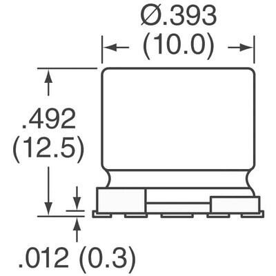 220 µF 35 V Alüminyum Elektrolitik Kapasitör / Kondansatör Radyal, Can - SMD - 2000 Saat @ 125°C - 3