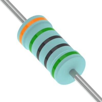 350 Ohms ±0.5% 0.5W, 1/2W Through Hole Resistor Axial Metal Film - 1