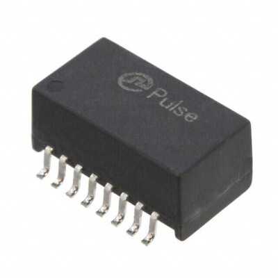 350µH LAN 10/100 Base-T Pulse Transformer 1CT:1CT Transmitter, 1CT:1CT Receiver Surface Mount - 1