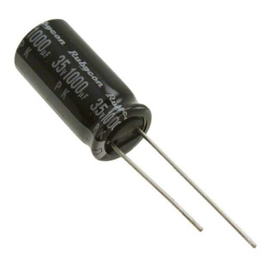 1000 µF 35 V Aluminum Electrolytic Capacitors Radial, Can 2000 Hrs @ 85°C - 1