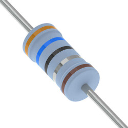 3.6 Ohms ±1% 0.25W, 1/4W Through Hole Resistor Axial Metal Film - 1