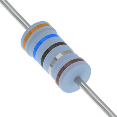 3.6 Ohms ±1% 0.25W, 1/4W Through Hole Resistor Axial Metal Film - 1