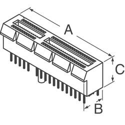 36 Position Female Connector PCI Express™ Gold 0.039