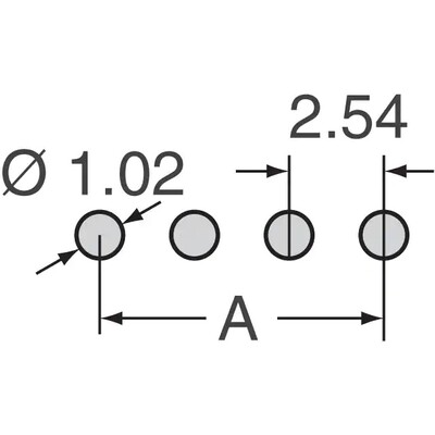 36 Position Header Connector Through Hole - 3