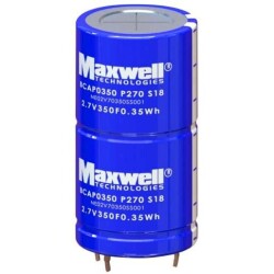 360 F (EDLC) Supercapacitor 2.7 V Radial, Can - Snap-In 3.2mOhm - Maxwell Technologies