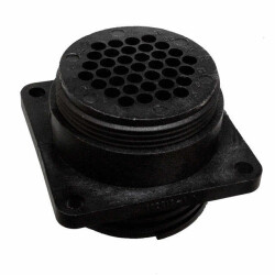 37 Position Circular Connector Receptacle Housing Panel Mount - TE Connectivity AMP Connectors