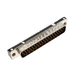37 Position D-Sub Plug, Male Pins Connector - Amphenol ICC (FCI)