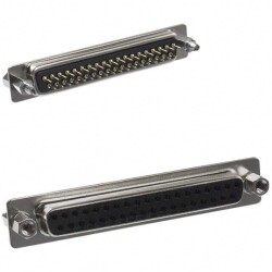 37 Position D-Sub Receptacle, Female Sockets Connector - NorComp Inc.