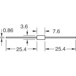 37.5V Clamp 16.3A Ipp Tvs Diode Through Hole DO-204AC (DO-15) - 3