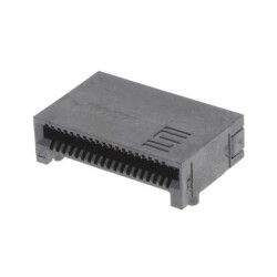 38 Position QSFP Receptacle Connector Solder Surface Mount, Right Angle - Samtec Inc.
