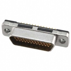 25 Position D-Type, Micro-D Receptacle, Female Sockets Connector - NorComp Inc.