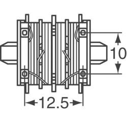 39 mH @ 10 kHz 2 Line Common Mode Choke Through Hole 700mA DCR 1.1Ohm (Typ) - 3