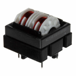 3.9 mH @ 10 kHz 2 Line Common Mode Choke Through Hole 1A DCR 280mOhm (Typ) - Würth Elektronik