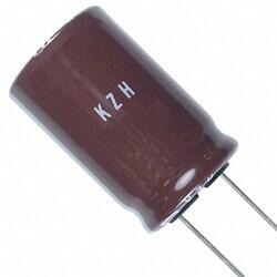 390µF 35V Aluminum Electrolytic Capacitors Radial, Can 6000 Hrs @ 105°C - 1