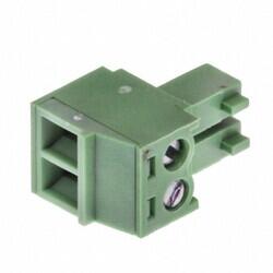2 Position Terminal Block Plug, Female Sockets 0.150
