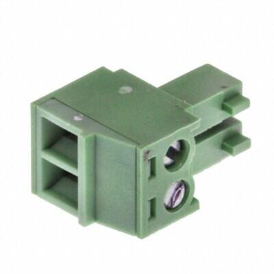 2 Position Terminal Block Plug, Female Sockets 0.150