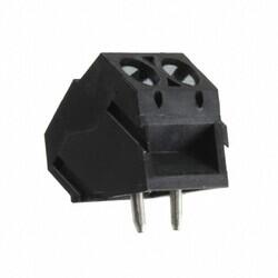 2 Position Wire to Board Terminal Block 45° (135°) Angle with Board 0.197