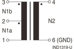 3mH Pulse Transformer Surface Mount - 3