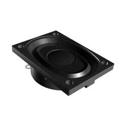 4 Ohms General Purpose Speaker 3W 200Hz ~ 20kHz Top Oval, Rectangular Frame 82dB - PUI Audio, Inc.