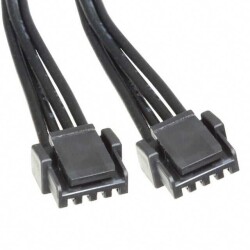 4 Position Cable Assembly Rectangular Socket to Socket 0.328' (100.00mm, 3.94