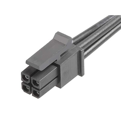 4 Position Cable Assembly Rectangular Socket to Socket 0.492' (150.00mm, 5.91