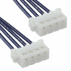 4 Position Cable Assembly Rectangular Socket to Socket 0.167' (50.80mm, 2.00