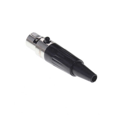 4 Position Circular Connector Plug, Female Sockets Solder Cup - 1