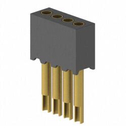 4 Position Receptacle Connector 0.050