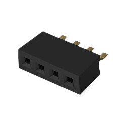 4 Position Receptacle Connector 0.039