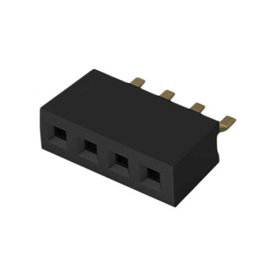4 Position Receptacle Connector 0.039