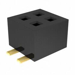 4 Position Receptacle Connector Surface Mount - 2