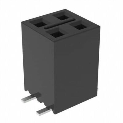 4 Position Receptacle, Pass Through Connector Surface Mount - 2