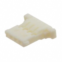 4 Position Rectangular Housing Connector Receptacle White 0.049