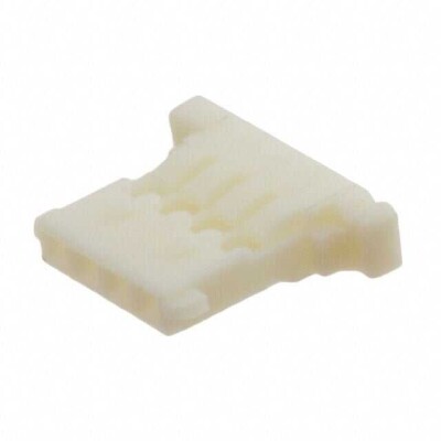 4 Position Rectangular Housing Connector Receptacle White 0.049