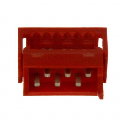 4 Position Rectangular Plug Connector IDC Tin 28 AWG - 1