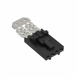 4 Position Rectangular Receptacle Connector IDC Tin 24 AWG - Molex