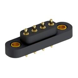 4 Position Spring Piston Connector Through Hole - Mill-Max Manufacturing Corp.