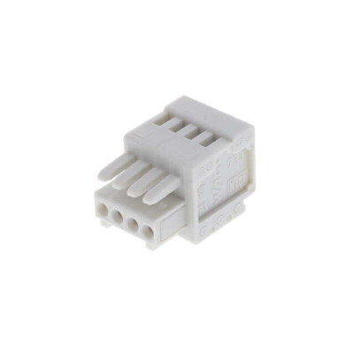 4 Position Terminal Block Plug, Female Sockets 0.098