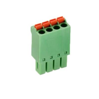 4 Position Terminal Block Plug, Female Sockets 0.138